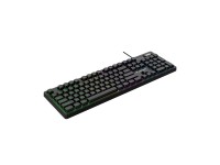 Teclado para juegos Wozinsky WKG-200 con membrana arco�ris y rueda de desplazamiento - negro