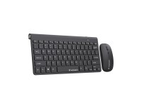 Conjunto de teclado inal�mbrico y rat�n compacto Wozinsky - Negro