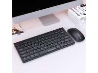 Conjunto de teclado inal�mbrico y rat�n compacto Wozinsky - Negro