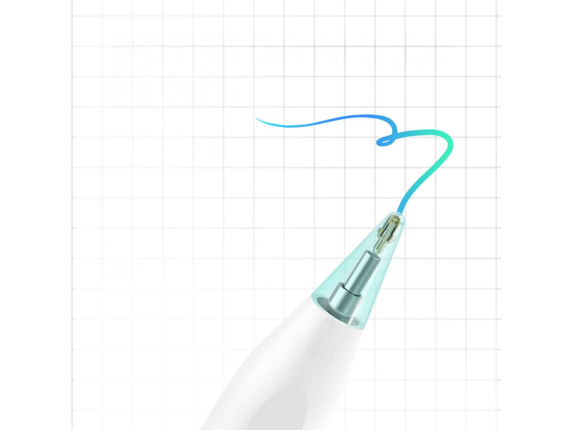 Lápiz táctil Wozinsky WRA-08 para iPad con carga rápida USB-C - Blanco