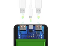 Bater�a externa Wozinsky Wpower WPBBK-2 de 10000 mAh - Negra