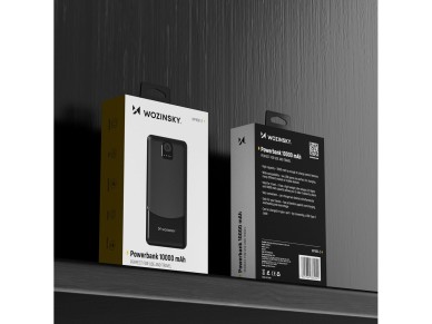 Batería externa Wozinsky Wpower WPBBK-2 de 10000 mAh - Negra Batería externa Wozinsky Wpower WPBBK-2 de 10000 mAh - Negra
