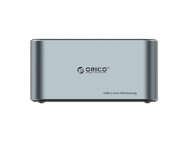Orico docking station for 2.5" / 3.5" HDD / SSD, 5Gbps, USB-C to USB-C/A with cloning function (blac