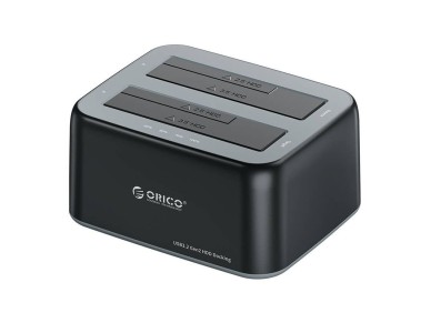 Esta��o de encaixe Orico para HDD/SSD de 2,5" / 3,5", 5 Gbps, USB-A para USB-B com fun��o de clonage