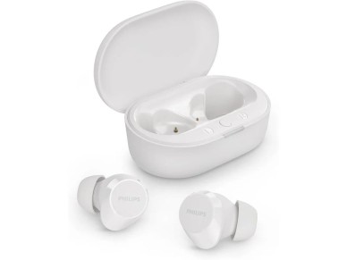 Philips TAT2149 Bluetooth Headphones with Charging Case / 6h Battery Life / White Philips TAT2149 Bluetooth Headphones with Charging Case / 6h Battery Life / White