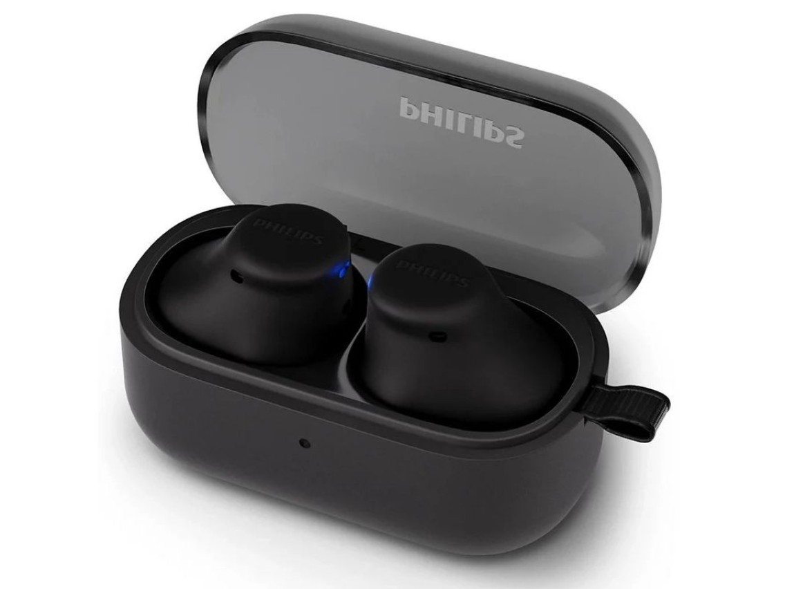 Philips TAT2149 Bluetooth Headphones with Charging Case / 6h Battery Life / Black