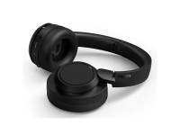 Fones de ouvido sem fio Philips TAH6509 com microfone, Bluetooth e na cor preta.