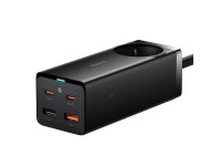 Estaci�n de carga Baseus GaN3 Pro 65 W UE + 2 USB-C + 2 USB-A con cable Baseus Xiaobai USB-C 100 W d