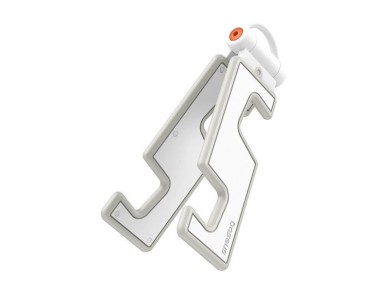 Soporte plegable portátil para teléfono Baseus - blanco Soporte plegable portátil para teléfono Baseus - blanco
