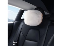 Almofada para encosto de cabea de carro Baseus ComfortRide Series com 2 materiais - bege