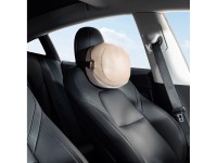 Almofada para encosto de cabea de carro Baseus ComfortRide Series com 2 materiais - bege