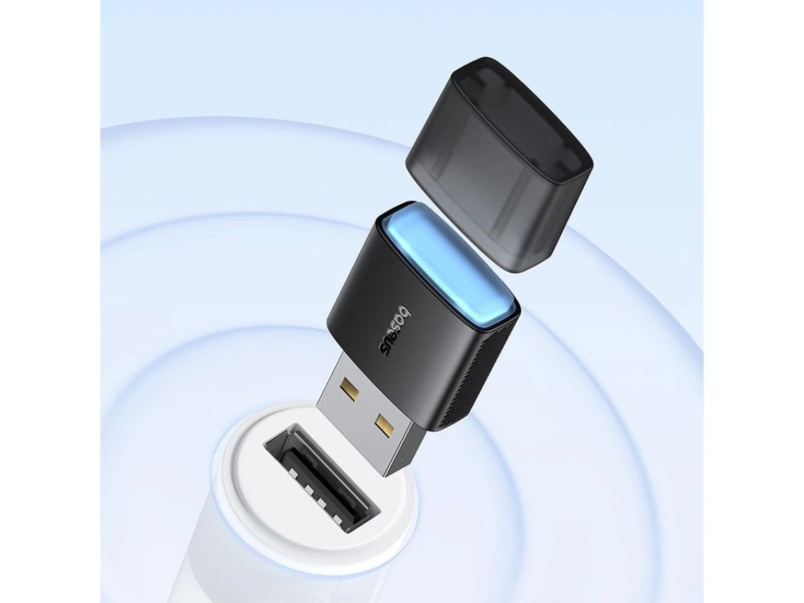 Placa de rede USB Baseus BS-OH169 300Mb/s - preta