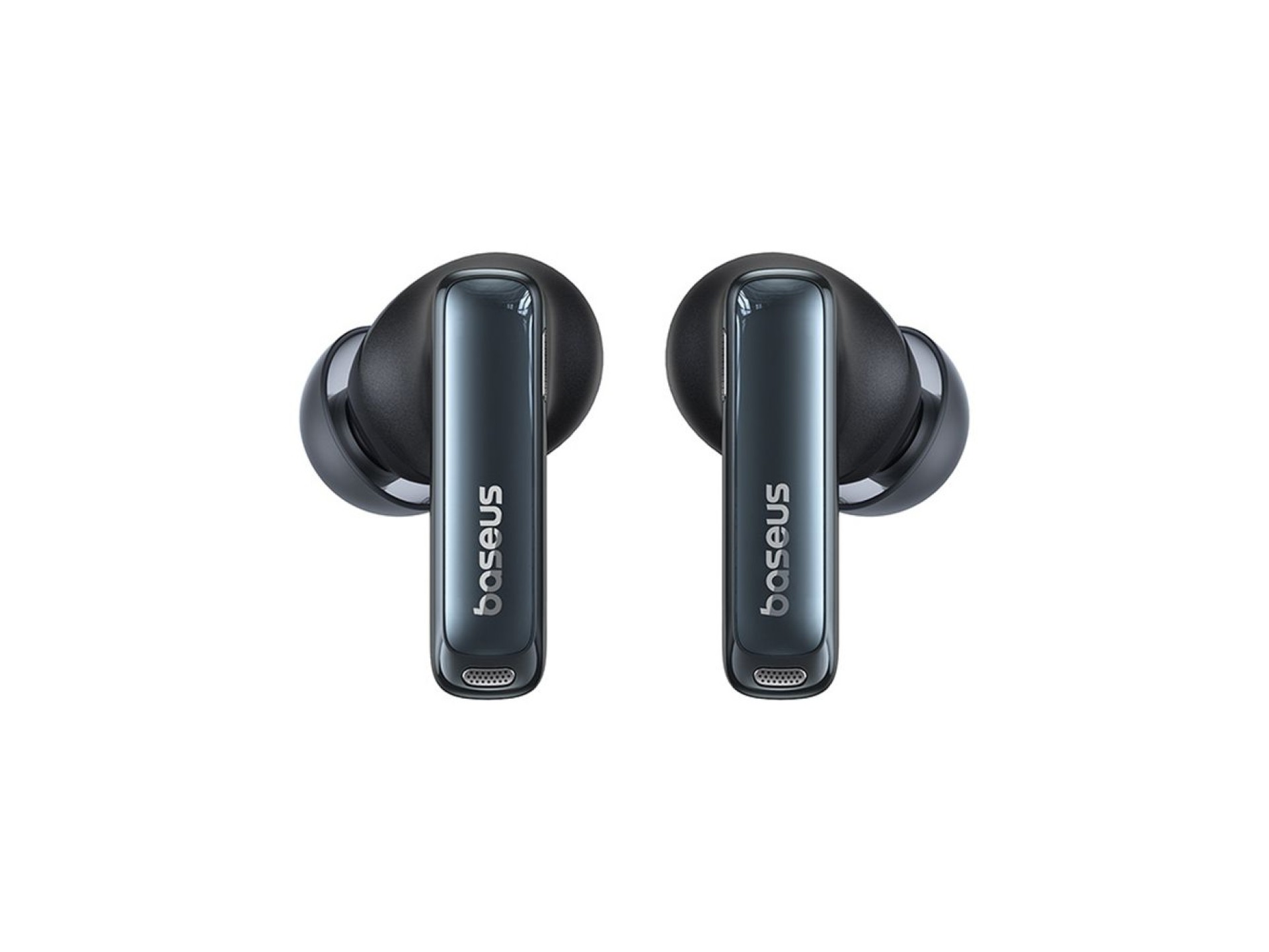 Fones de ouvido intra-auriculares sem fio Baseus Bowie M2s Ultra TWS com tela interativa - Preto