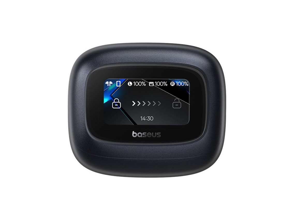 Auriculares inal�mbricos intrauditivos Baseus Bowie M2s Ultra TWS con pantalla interactiva - Negro