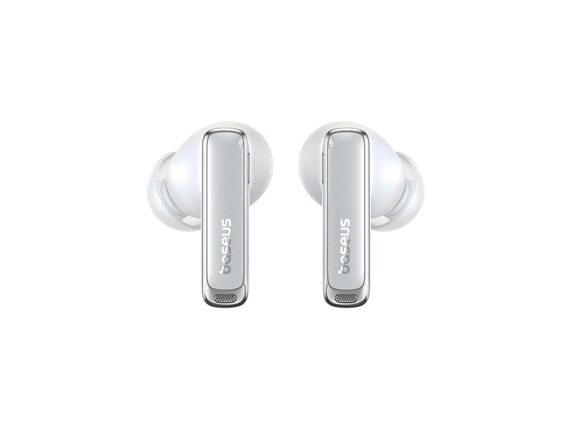 Auriculares inalámbricos intrauditivos Baseus Bowie M2s Ultra TWS con pantalla interactiva - Blanco
