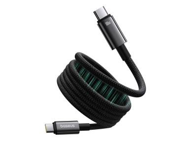 Baseus Tungsten Gold magnetic USB-C / USB-C cable 100W 1m - black Baseus Tungsten Gold magnetic USB-C / USB-C cable 100W 1m - black