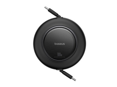 Baseus Free2Pull Mini 100W Retractable USB-C Cable - USB-C 2m - Black Baseus Free2Pull Mini 100W Retractable USB-C Cable - USB-C 2m - Black
