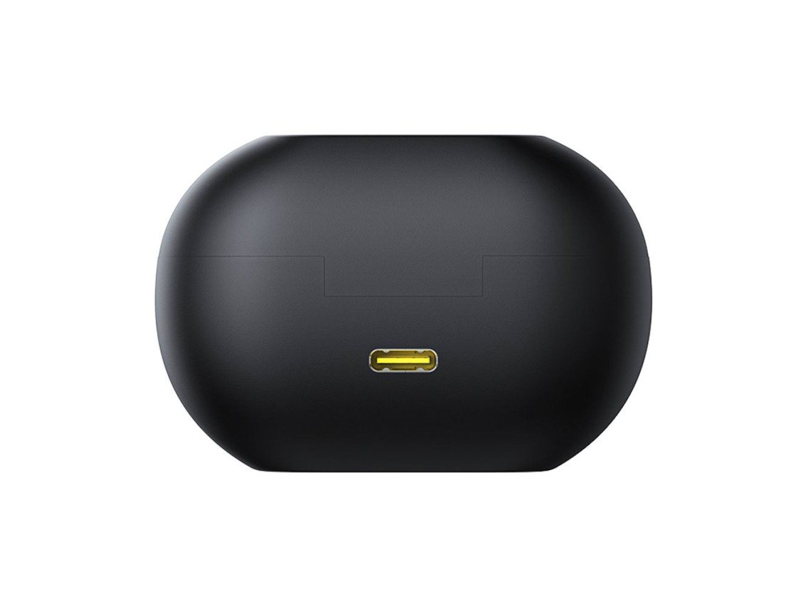 Auriculares inal�mbricos Baseus Bass 15 Clip OWS con cable Baseus Simple USB-C 3A de 30 cm - Negro