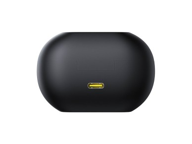 Auriculares inal�mbricos Baseus Bass 15 Clip OWS con cable Baseus Simple USB-C 3A de 30 cm - Negro