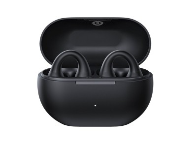 Auriculares inal�mbricos Baseus Bass 15 Clip OWS con cable Baseus Simple USB-C 3A de 30 cm - Negro