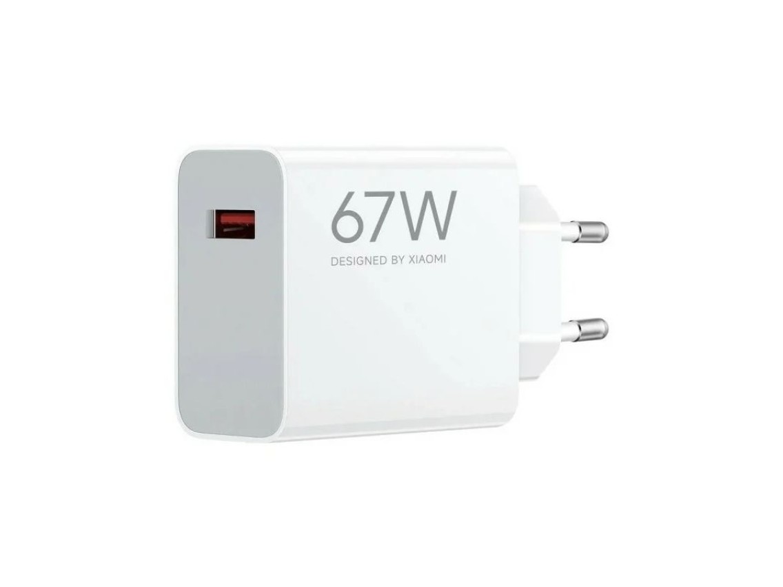 Carregador de parede Xiaomi HyperCharge 67W (Tipo A)/ 1xUSB/ 67W