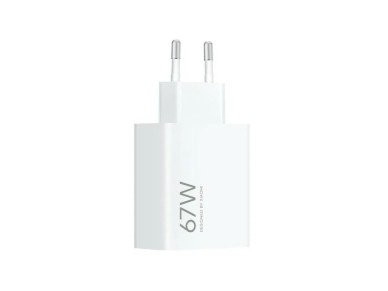 Cargador de Pared Xiaomi 67W HyperCharge (Type-A)/ 1xUSB/ 67W
