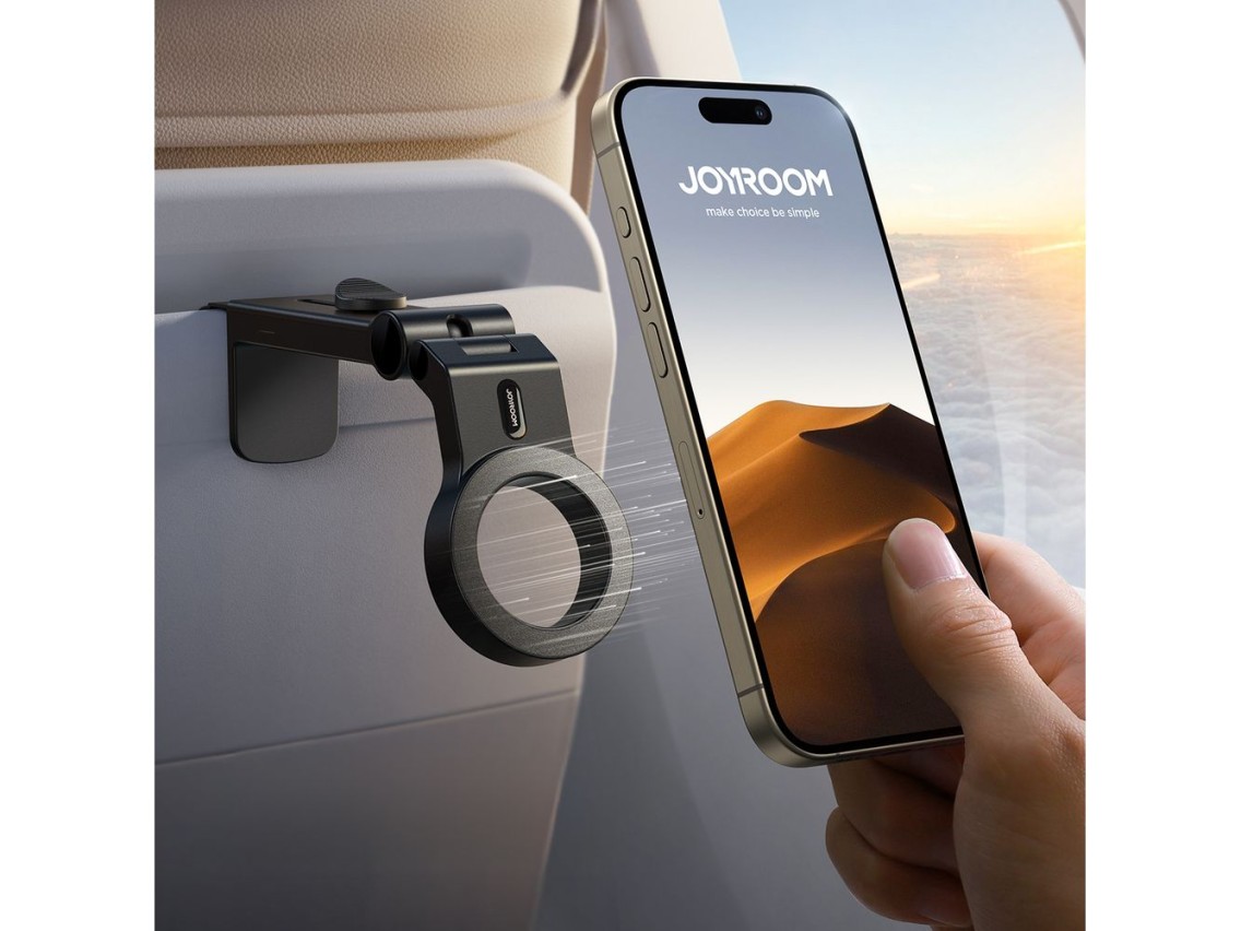 Joyroom JR-ZS365 magnetic phone travel holder - black