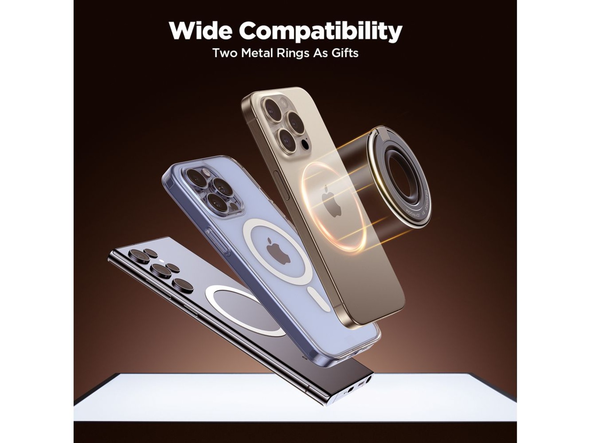 Soporte magnético para teléfono Joyroom JR-ZS383 MagSafe - negro