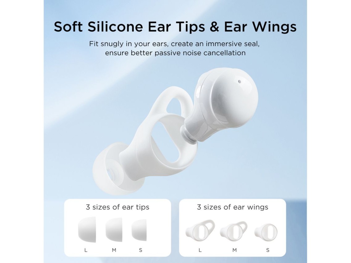 Fones de ouvido sem fio TWS Joyroom JR-TS2 Cozydots Series com cancelamento de ruído ativo, Bluetoot