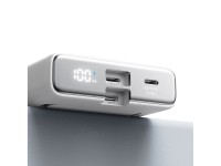 Batería externa magnética Joyroom JR-PBM01 de 10000 mAh y 20 W con soporte + cable Lightning - USB-C Batería externa magnética Joyroom JR-PBM01 de 10000 mAh y 20 W con soporte + cable Lightning - USB-C