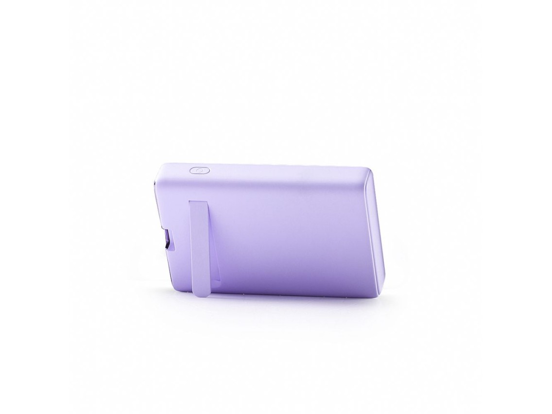 Powerbank Joyroom JR-PBM01 magnetic 10000mAh 20W with stand + Lightning cable - USB-C - purple