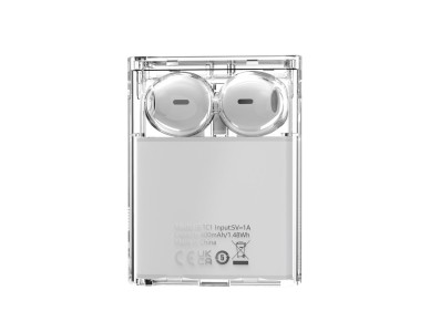 Auriculares inal�mbricos TWS Joyroom JR-TC1 IceLens Series con luces LED - blancos