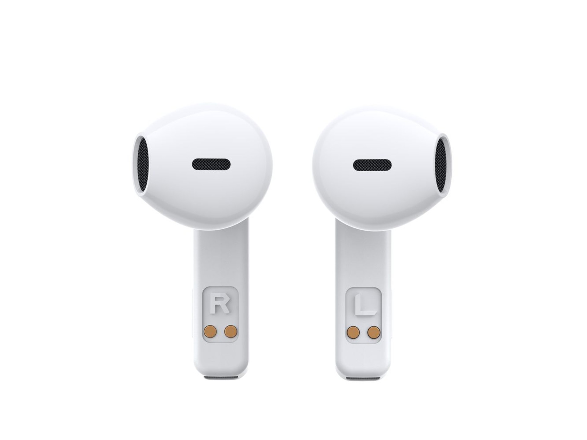 Auriculares inalámbricos TWS Joyroom JR-TC1 IceLens Series con luces LED - blancos