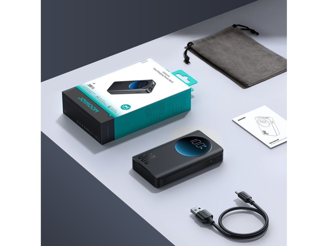 Joyroom powerbank 10000mAh 30W black (JR-PBF01)