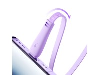 Joyroom Colorful Series S-A40 Cable Retractable 3in1 USB-A - USB-C / Lightning / Micro USB 1m - Purp Joyroom Colorful Series S-A40 Cable Retractable 3in1 USB-A - USB-C / Lightning / Micro USB 1m - Purp