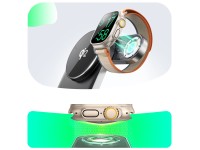 Cargador inalámbrico inductivo Joyroom JR-W17 Qi 3 en 1 - Negro Cargador inalámbrico inductivo Joyroom JR-W17 Qi 3 en 1 - Negro