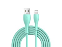 Joyroom Bowling Data Cable S-2030M8 USB-A / Lightning 3A 2m - green Joyroom Bowling Data Cable S-2030M8 USB-A / Lightning 3A 2m - green