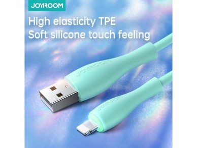 Joyroom Bowling Data Cable S-2030M8 USB-A / Lightning 3A 2m - green