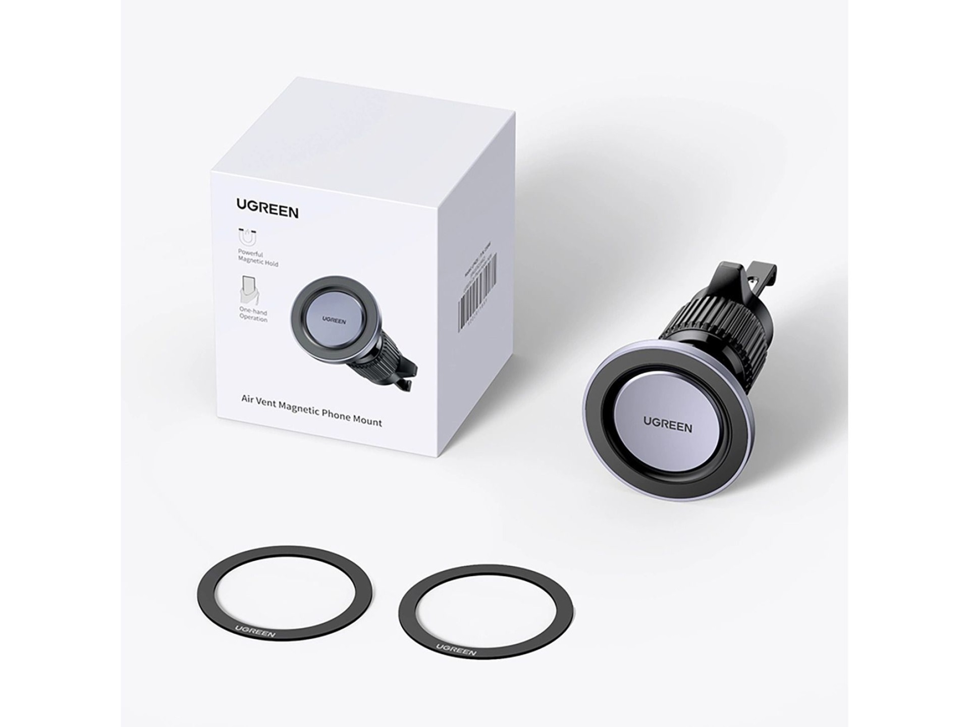 Ugreen LP428 Magnetic Car Phone Holder for Air Vent - Black