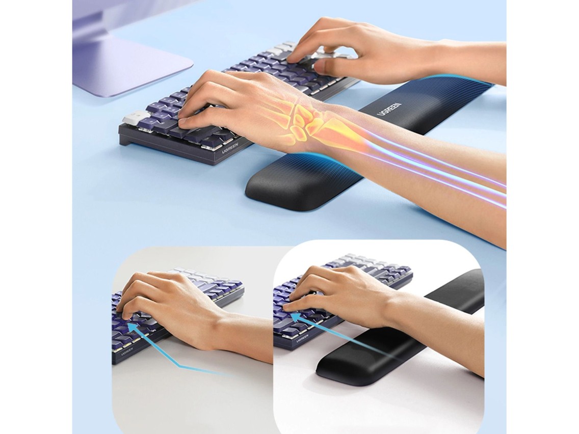 Ugreen LP699 Ergonomic Keyboard Pad - Black