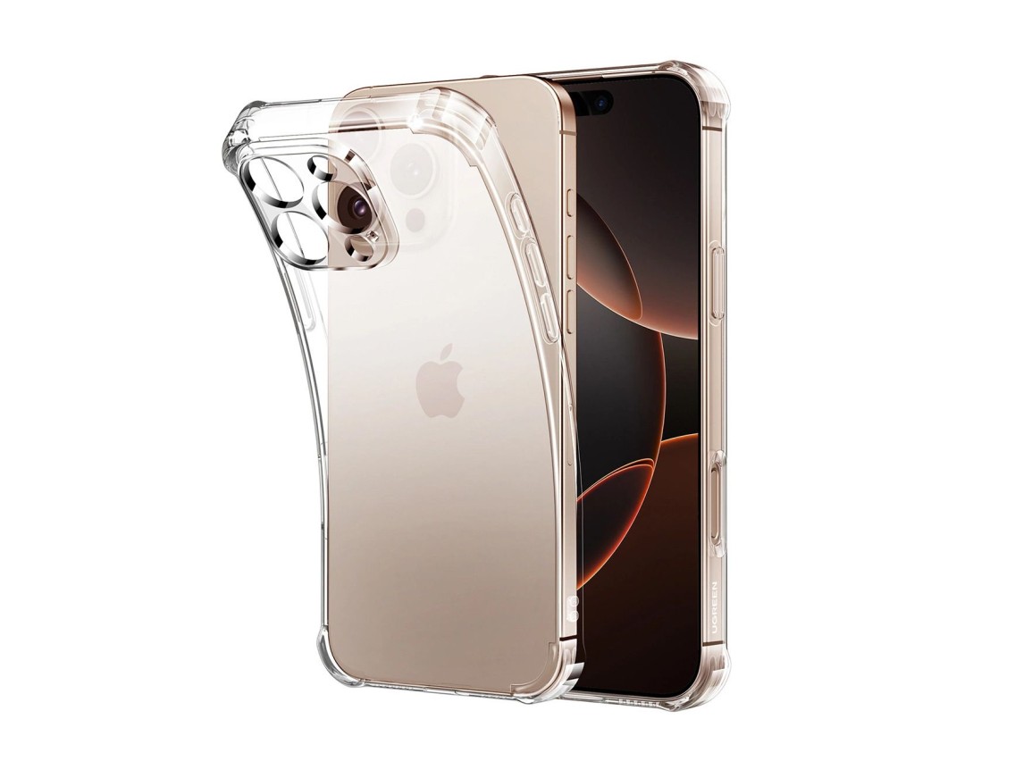 Capa Ugreen Bright Cushion CA101 para iPhone 16 Pro - Transparente