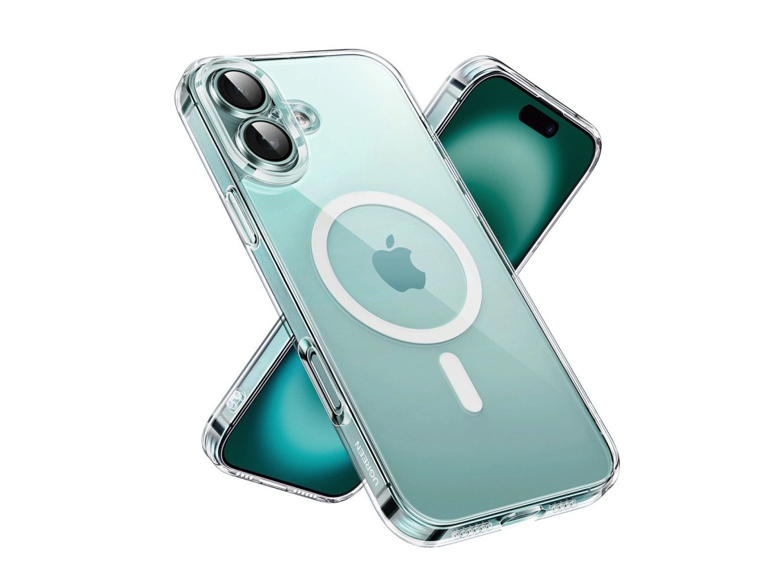 Capa magnética transparente Ugreen Classy para iPhone 16 - Transparente
