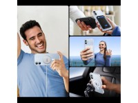 Capa magnética transparente Ugreen Classy para iPhone 16 - Transparente Capa magnética transparente Ugreen Classy para iPhone 16 - Transparente