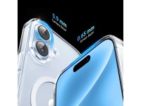 Capa magnética transparente Ugreen Classy para iPhone 16 - Transparente Capa magnética transparente Ugreen Classy para iPhone 16 - Transparente