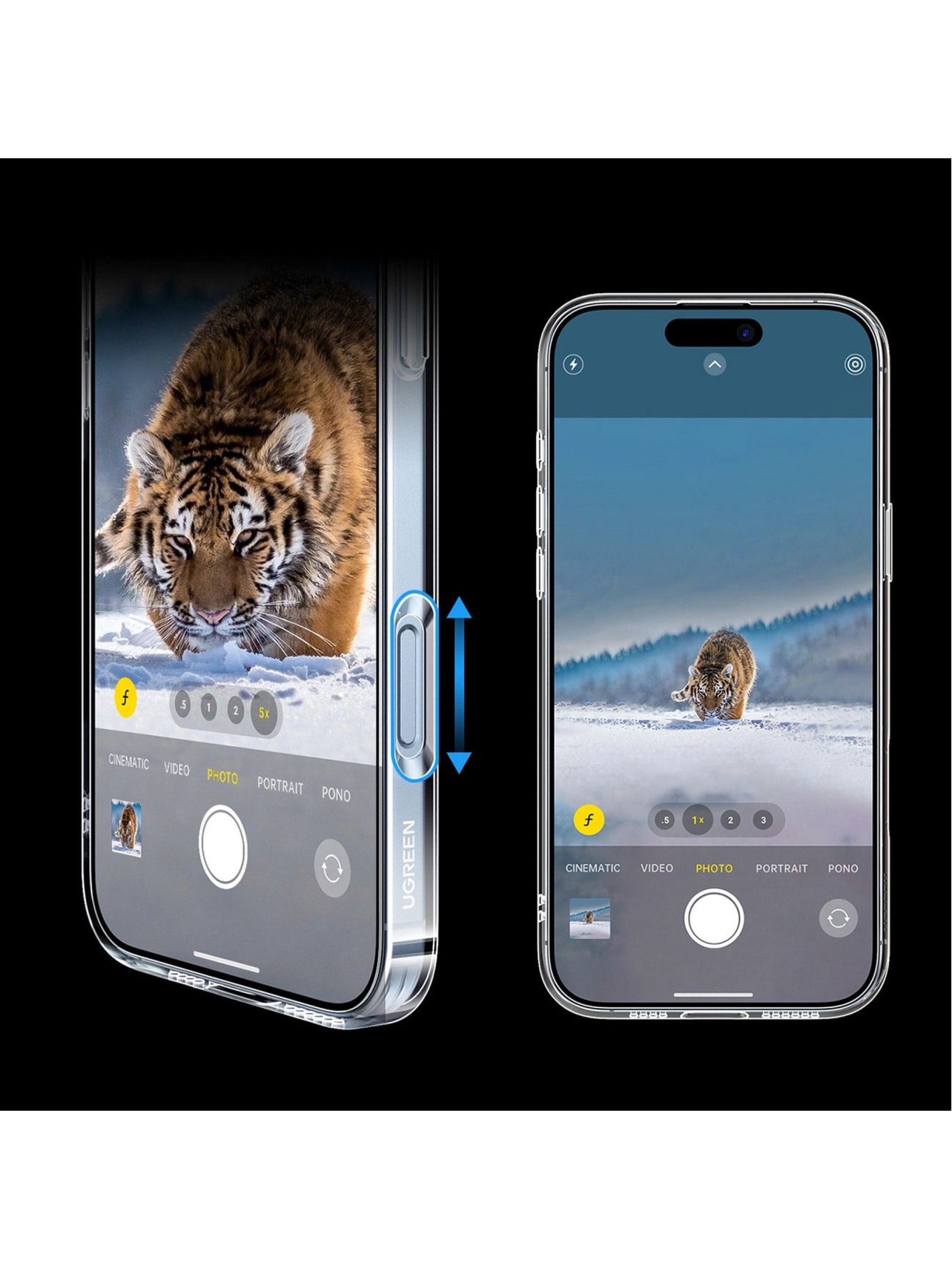 Ugreen Classy Clear Magnetic Case for iPhone 16 Plus - Transparent