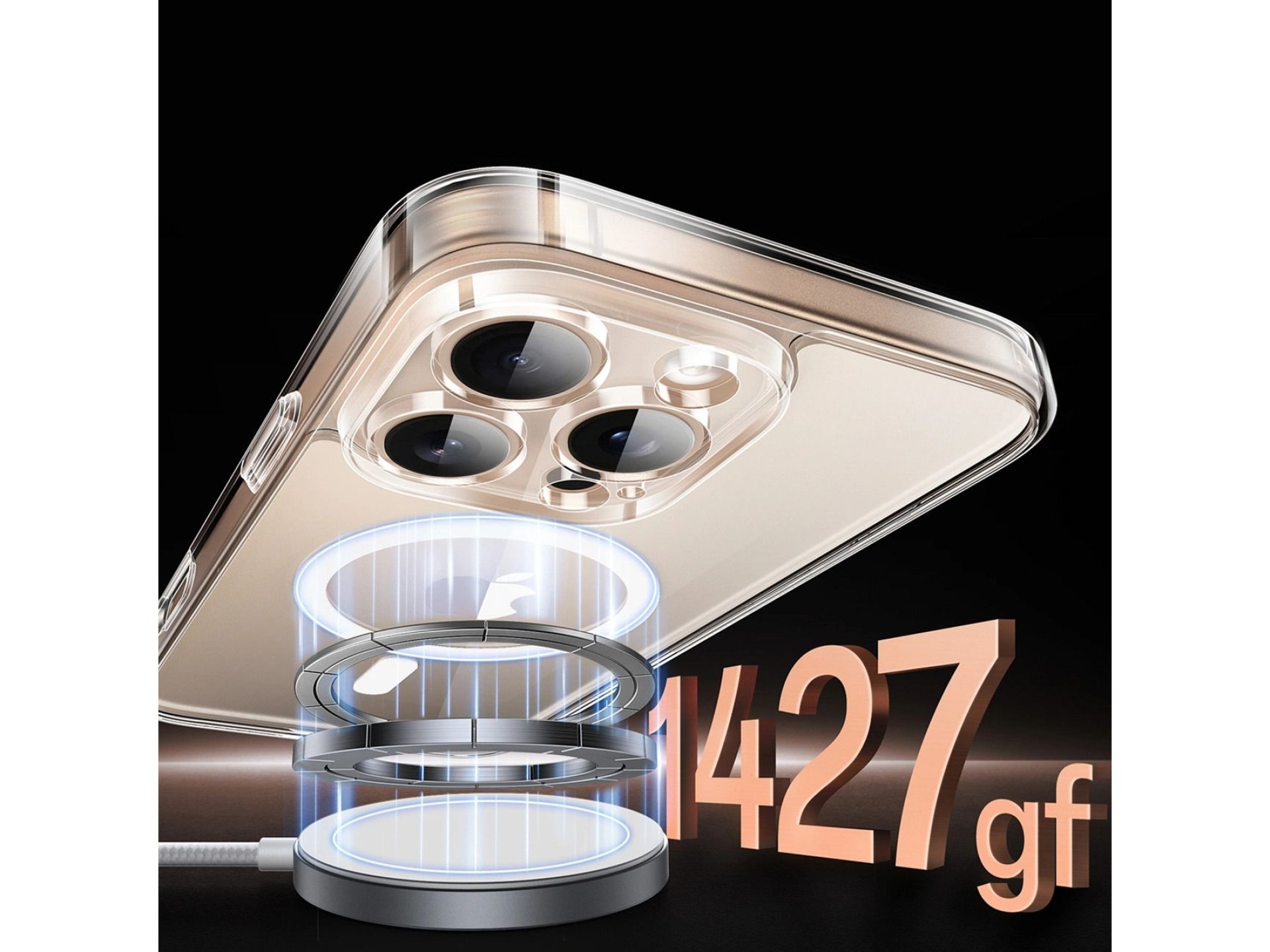 Ugreen Classy Clear Magnetic Case with MagSafe for iPhone 16 Pro - Clear