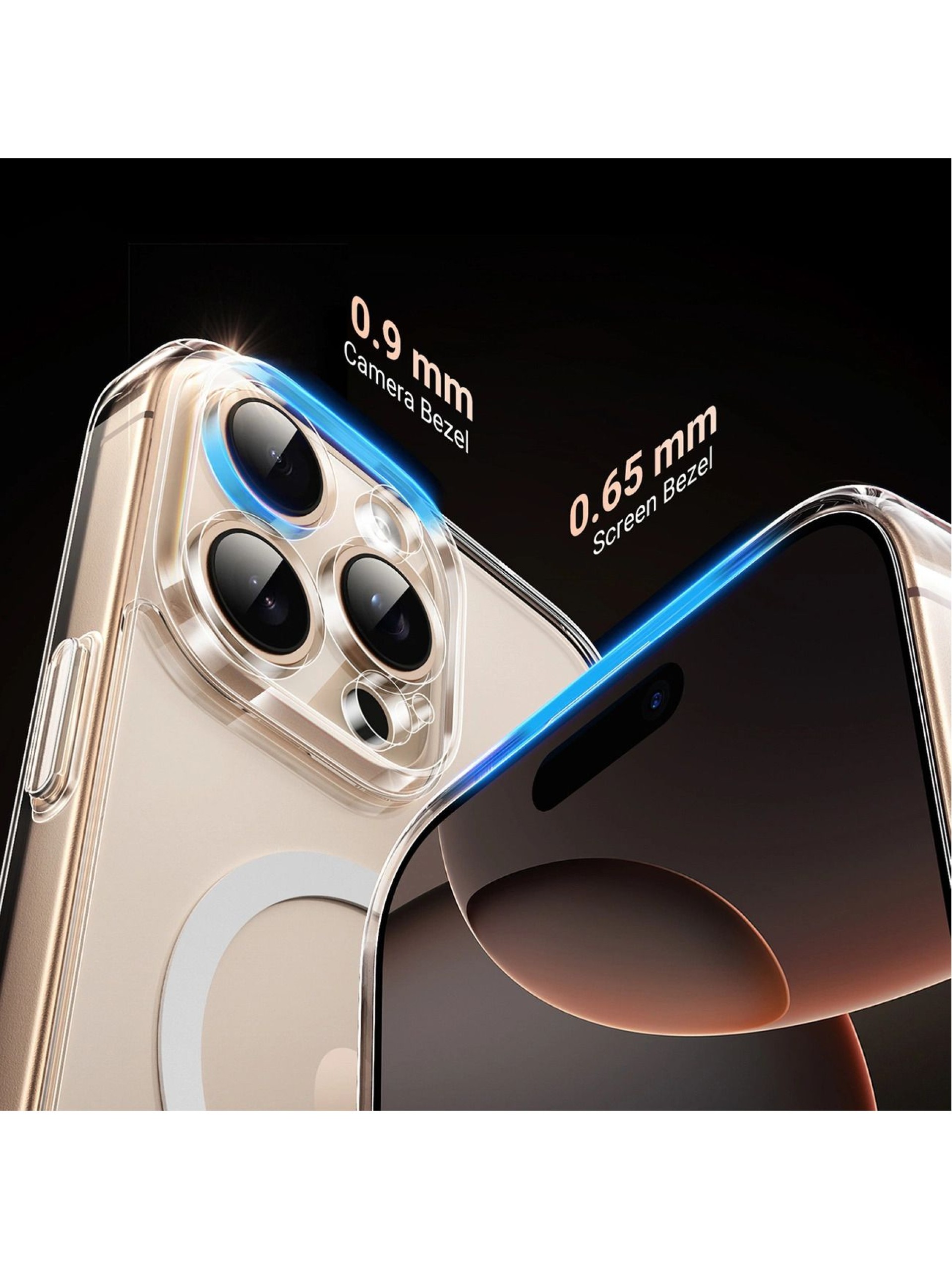 Ugreen Classy Clear Magnetic Case with MagSafe for iPhone 16 Pro - Clear