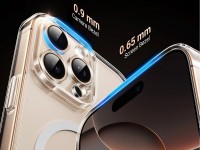 Ugreen Classy Clear Magnetic Case with MagSafe for iPhone 16 Pro - Clear Ugreen Classy Clear Magnetic Case with MagSafe for iPhone 16 Pro - Clear