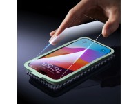 Vidrio templado Ugreen SP630 con marco de montaje para iPhone 16 Pro Max (2 uds.) Vidrio templado Ugreen SP630 con marco de montaje para iPhone 16 Pro Max (2 uds.)