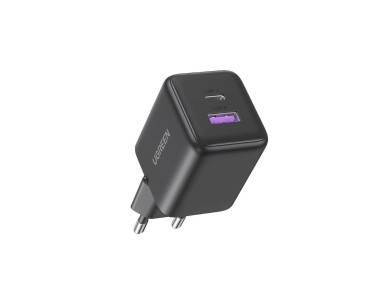 Ugreen X516 30W GaN Wall Charger 1x USB-A 1x USB-C - Gray Ugreen X516 30W GaN Wall Charger 1x USB-A 1x USB-C - Gray